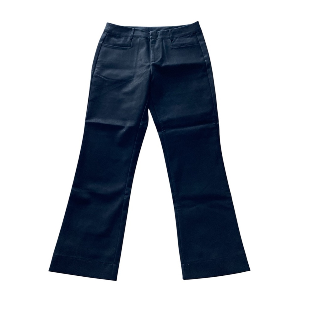 VICI‎ Wmn’s M Black Faux Leather Kick Flare Pants